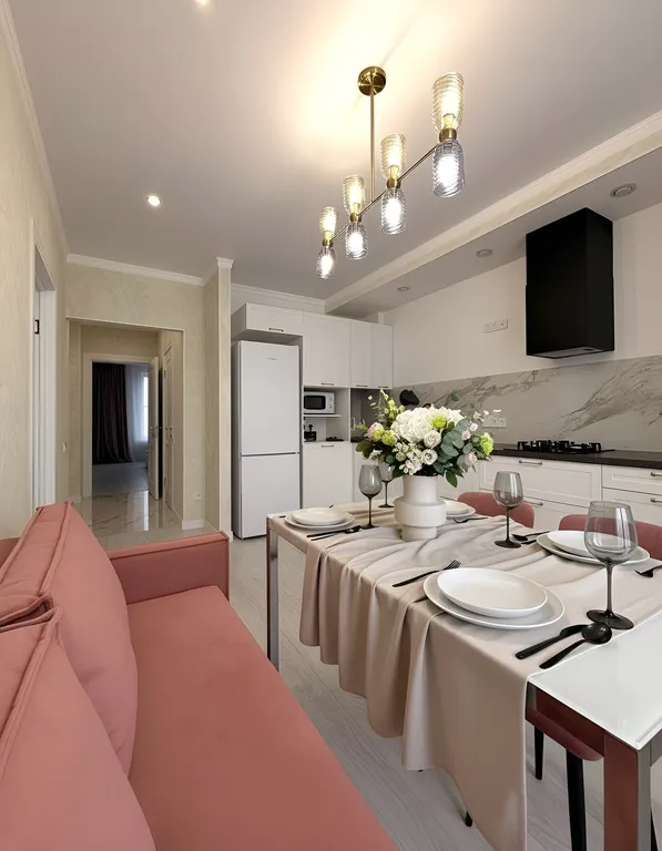 Уютная квартира в железноводске на 6 гостей в новом жк с видом на горы — аренда посуточно в Железноводск