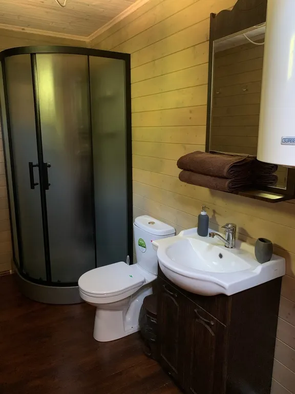 Коттедж Уютные коттеджи в Колхидском лесу на семейной экобазе — Беранда