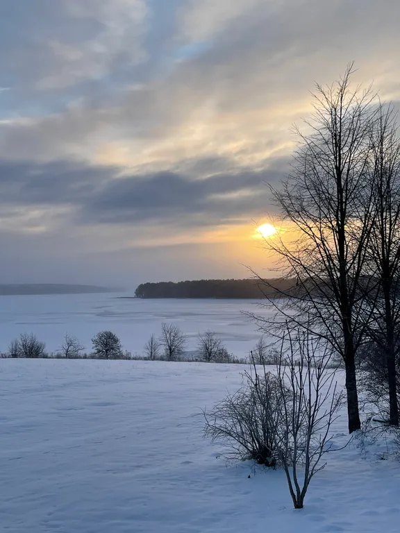 Дом с баней на берегу реки Волга с большой территорией