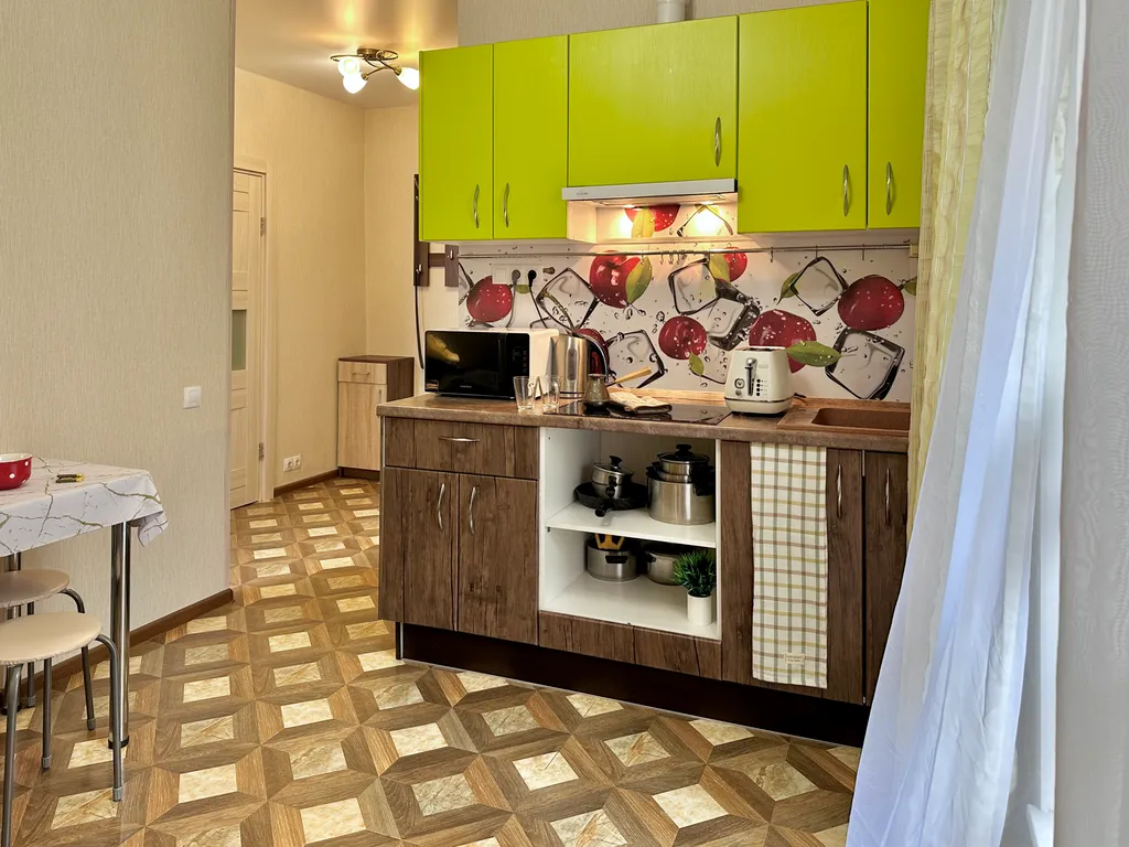 Светлая 1-комнатная квартира