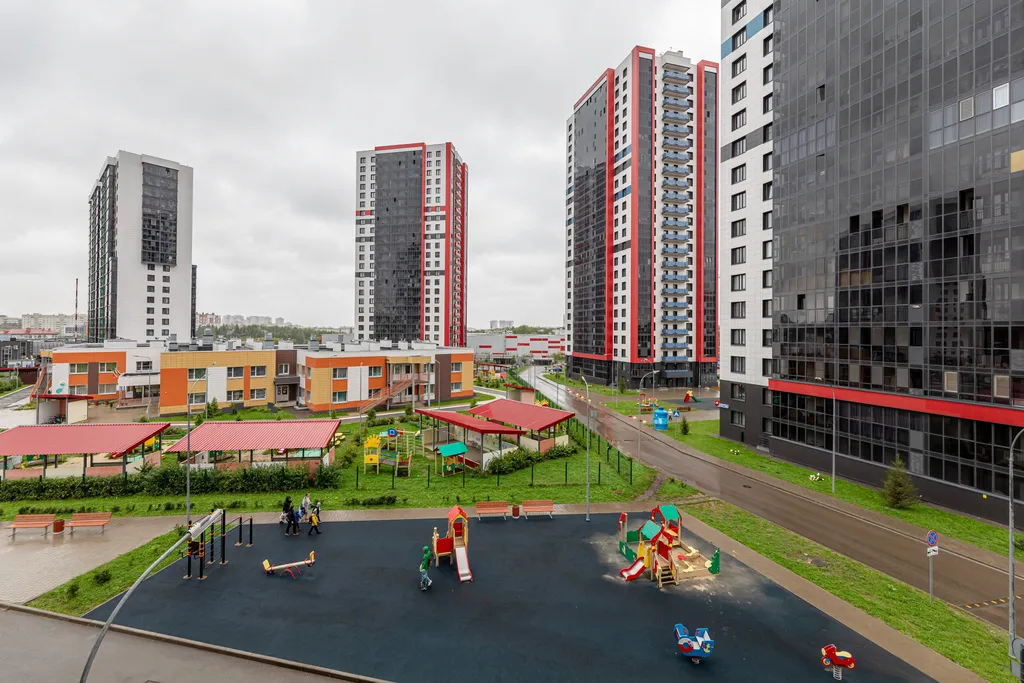 Квартира Квартира Просторная евродвушка у метро — Казань