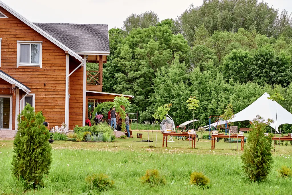 Усадьба с баней и бассейном Фальварак Бульбаша под Минском