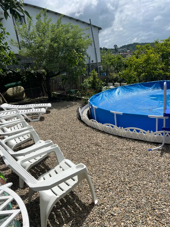 Домик с видом на море и бассейном