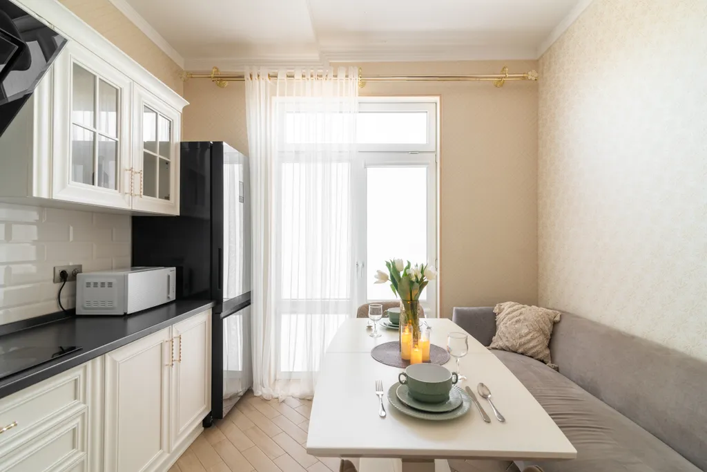 Квартира 1-комнатная квартира в центре города с панорамными окнами — Махачкала