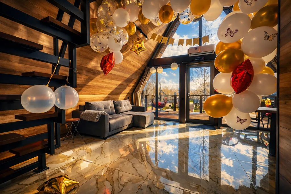 Афрейм с банным чаном и большой баней