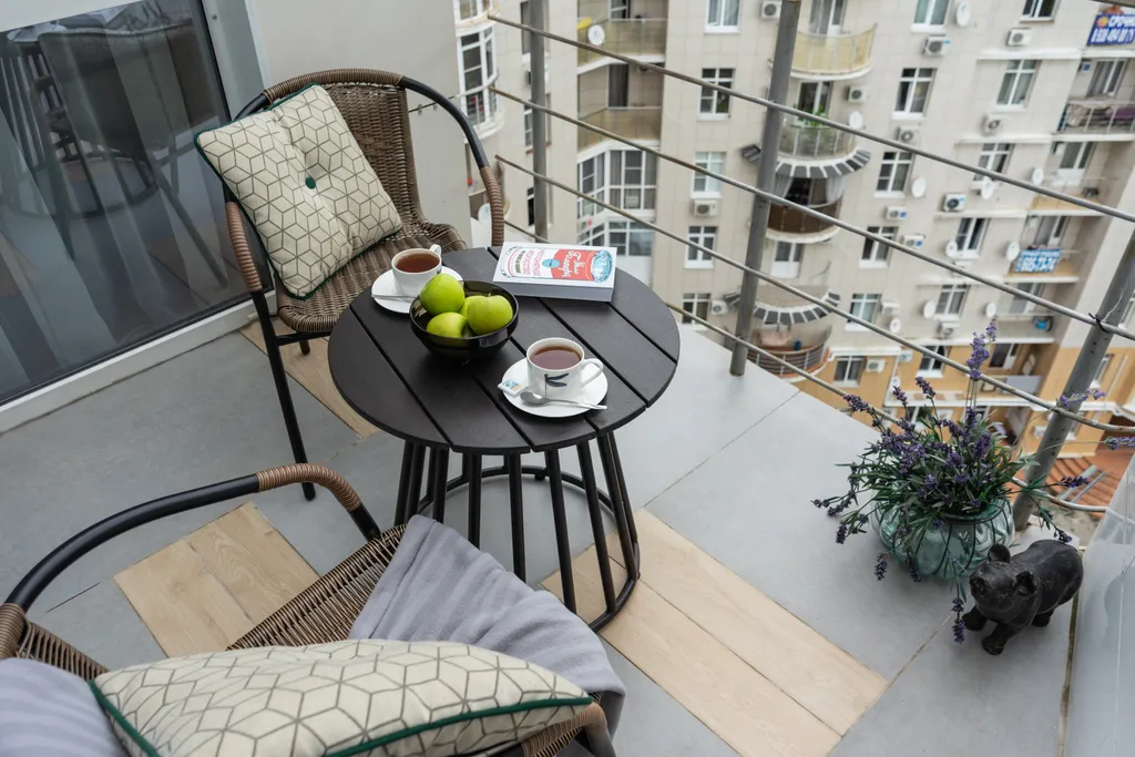 Квартира Семейные апартаменты Морент с балконом и детской комнатой — Сириус