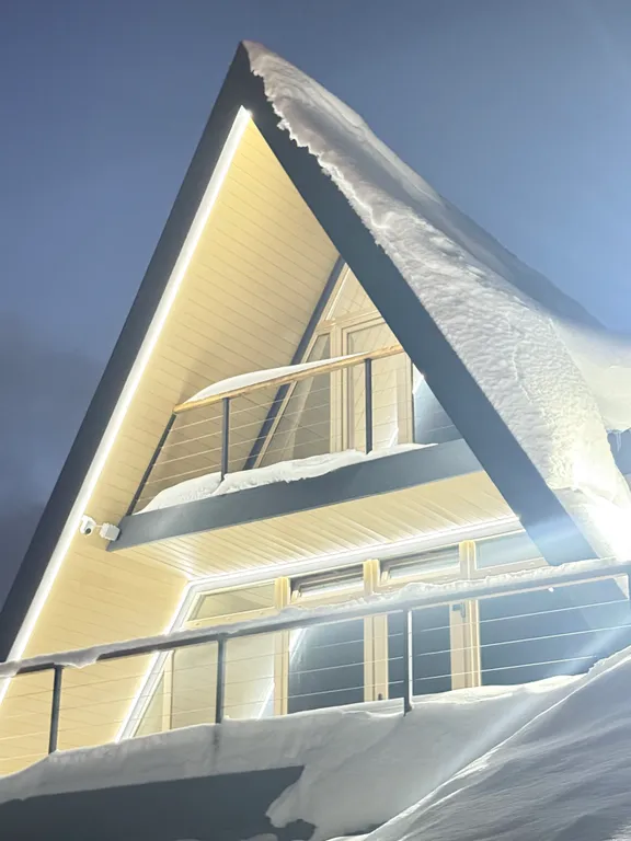 Дом в стиле А-фрейм 5 комнатный