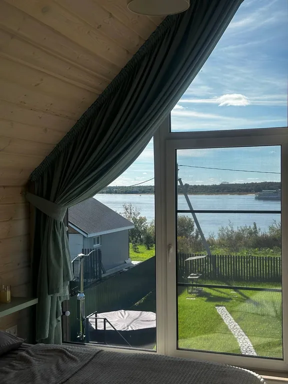 Коттедж на берегу Волги с банным чаном