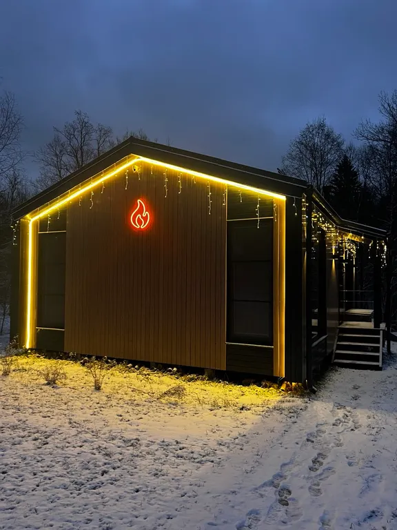 Дом Огонёк для 4 гостей с видом на лес