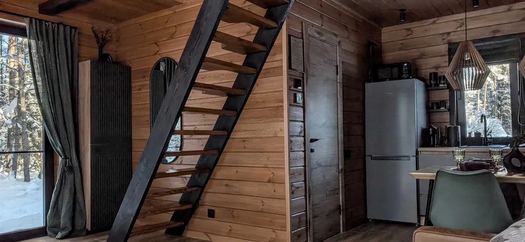 A-frame на Нарочи с видом на лес в 10 минутах от пляжа