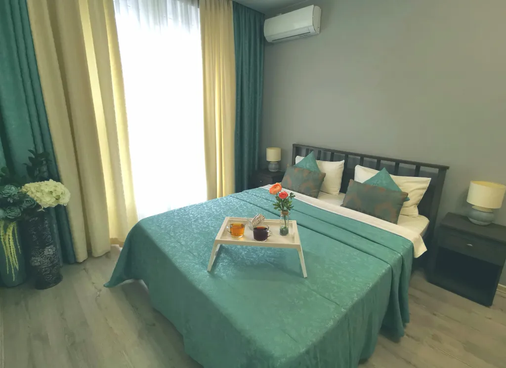 Квартира Бирюзовая квартира в ЖК Кубанский — Краснодар