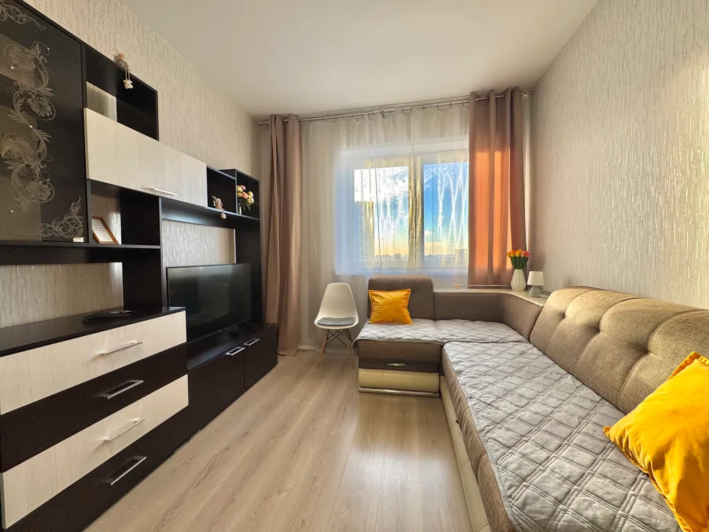 Просторная евродвухкомнатная квартира рядом с парком Горького