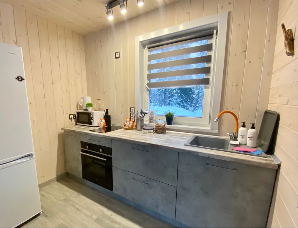 Уютный барнхаус с баней и чаном на территории