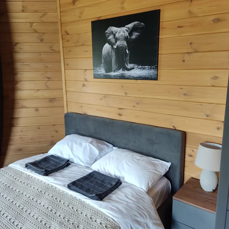 Купольный домик для семьи с чаном