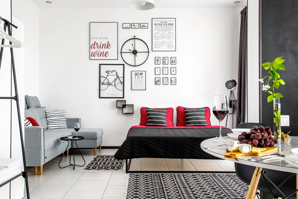 Квартира Квартира Дизайнерская студия с видом на море от Home Group apartments — Геленджик