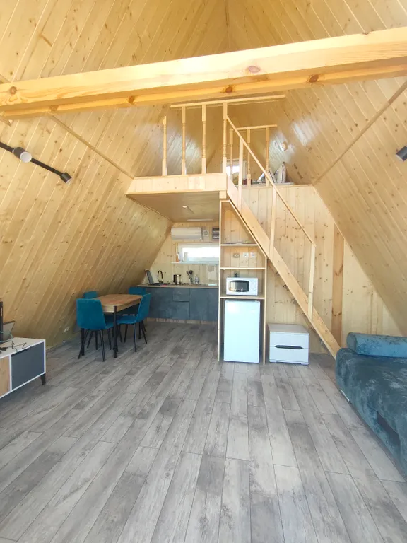 Уютный А-фрейм №1 у озера