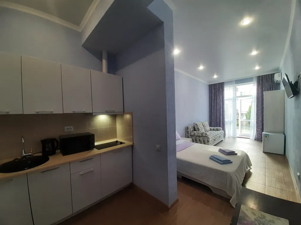 Квартира Квартира Уютная студия Лазурная Мечта — Геленджик