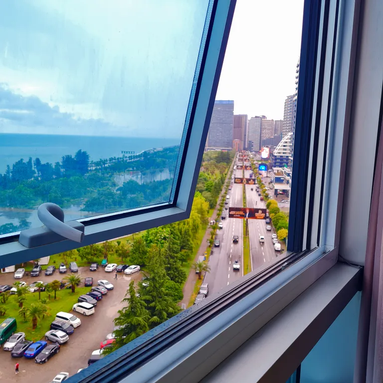 Комфорт и вид на море Отдельная спальня Гостиная Кухня Балкон