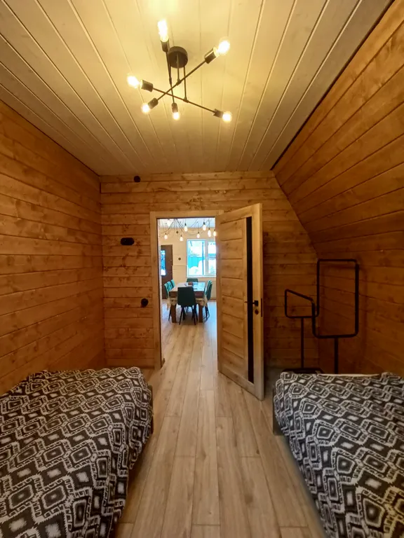 Домик в стиле А-frame шалаш