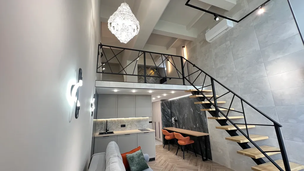 Квартира Квартира Студия в двух уровнях в историческом центре Типография Вахрамеева — Ярославль