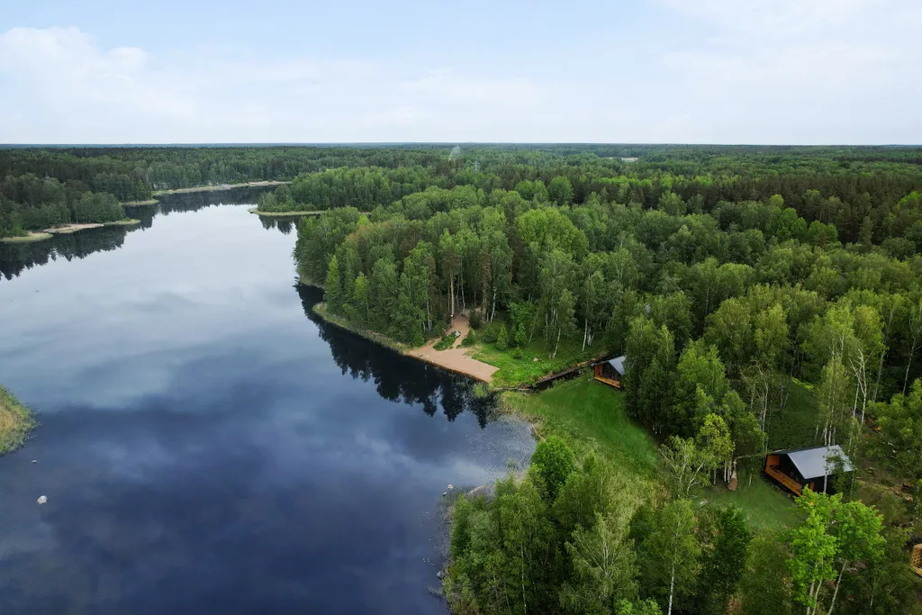 Коттедж Коттедж с видом на озеро — Приозерск