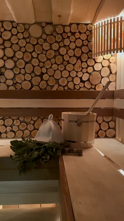 Дом с сауной и купелью в Подмосковье