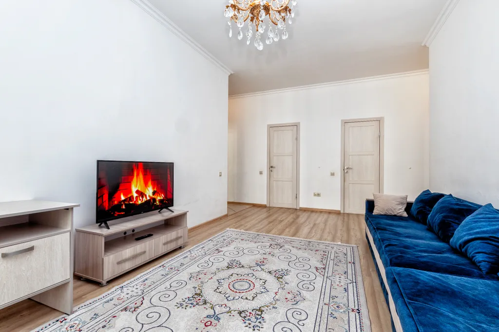 Уютная трёхкомнатная квартира с тремя двухспальними кроватями