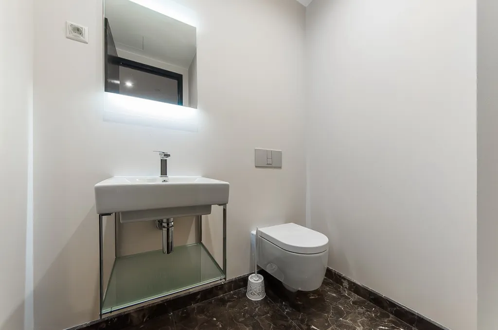 Апартамент в Москва Сити с панорамной ванной