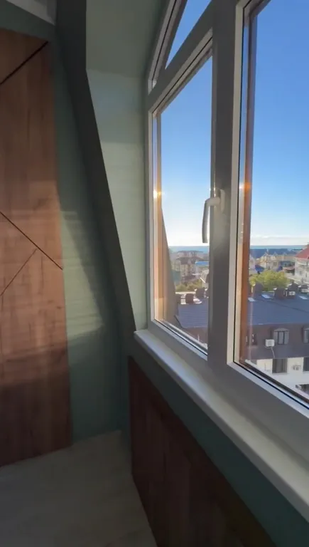 Квартира Квартира Мансардная студия с боковым видом на море — Адлер