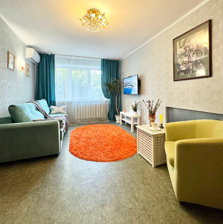 Квартира Квартира Volga Art Home Для семьи 3 спальных места Центр — Саратов