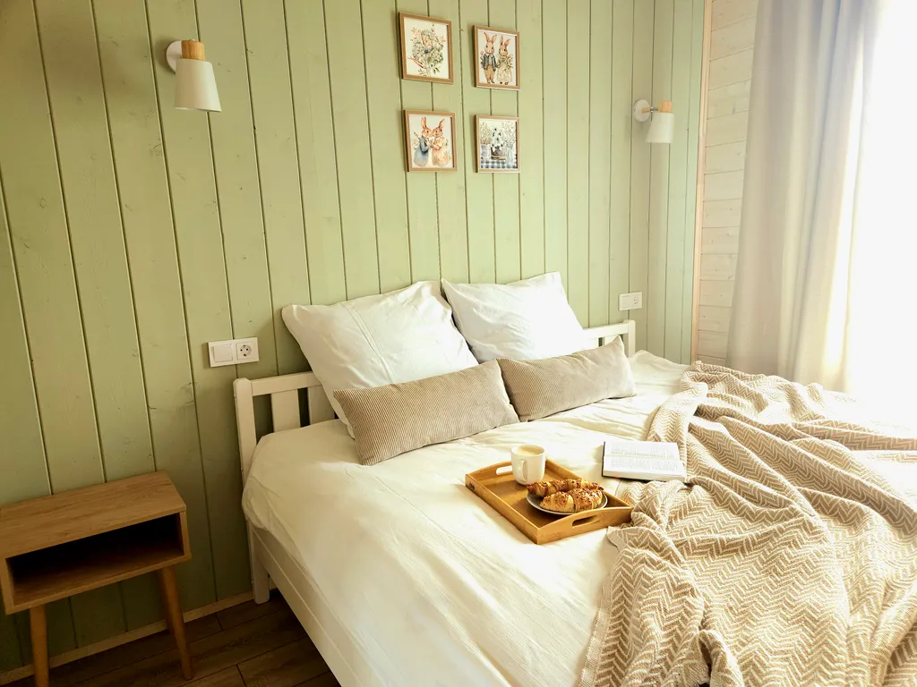 Домик Сказочный Лес с гриль-мангалом, костровой и большой сауной