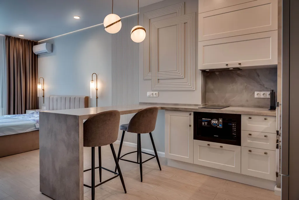 Студия с видом на море