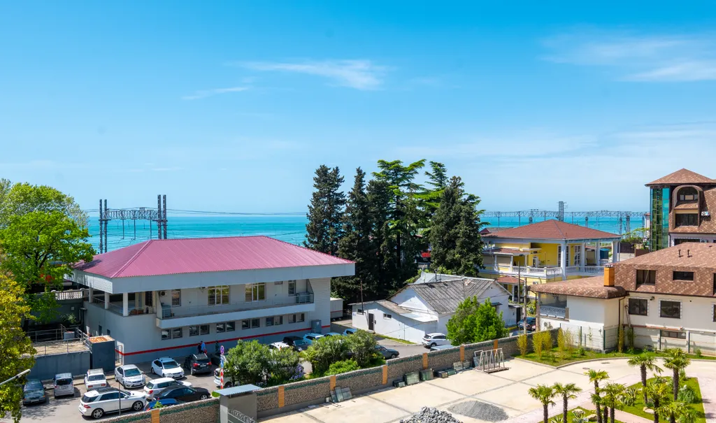 Студия у пляжа с видом на море