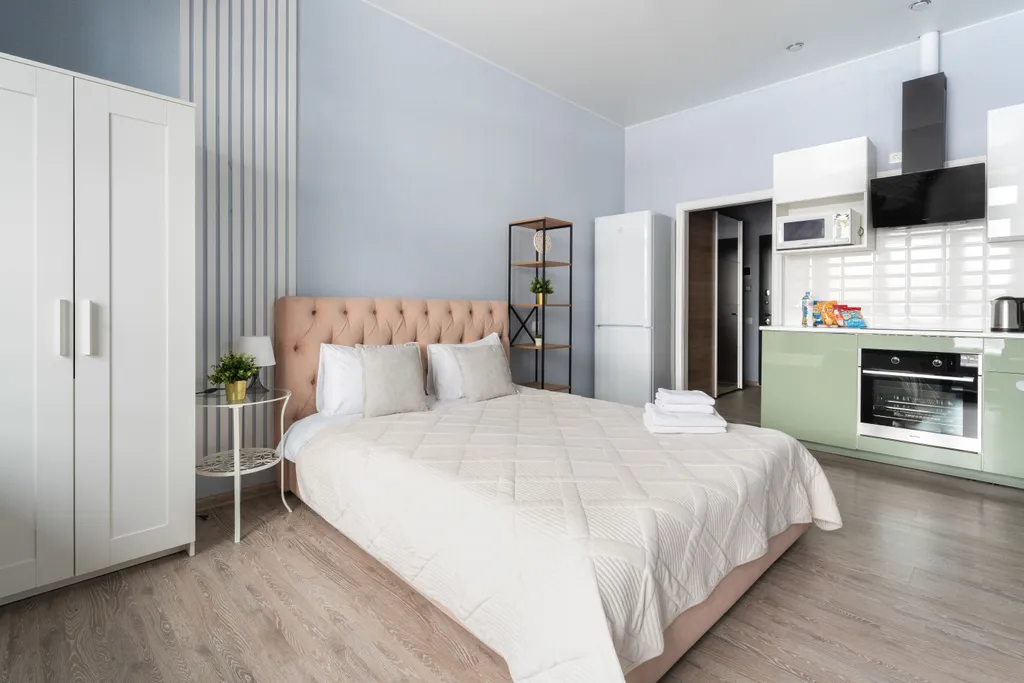 Квартира Квартира Aquamarine с балконом у метро Дмитровская — Москва