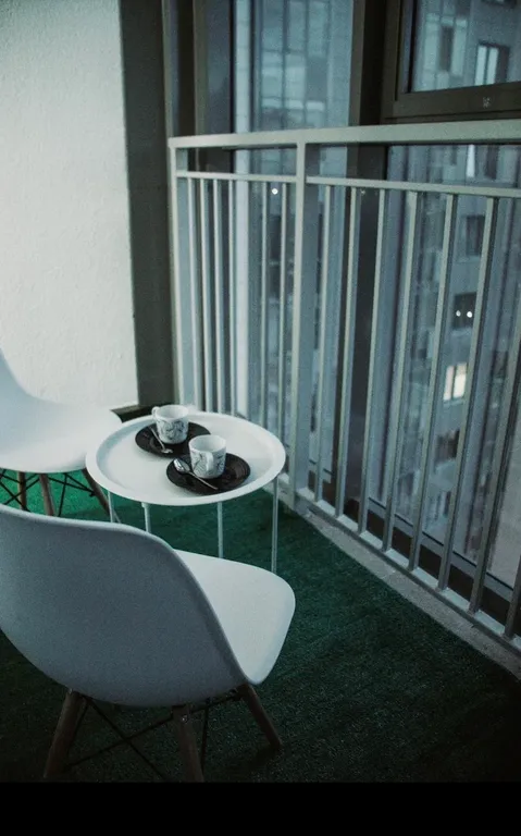 Уютные апартаменты с большим балконом