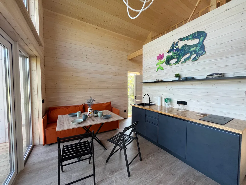 Коттедж Дизайнерский Барнхаус в природе Адыгеи — Новосвободная