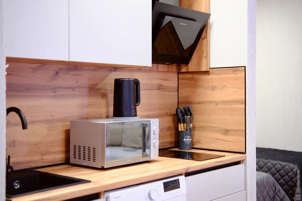 Студия с красивым видом