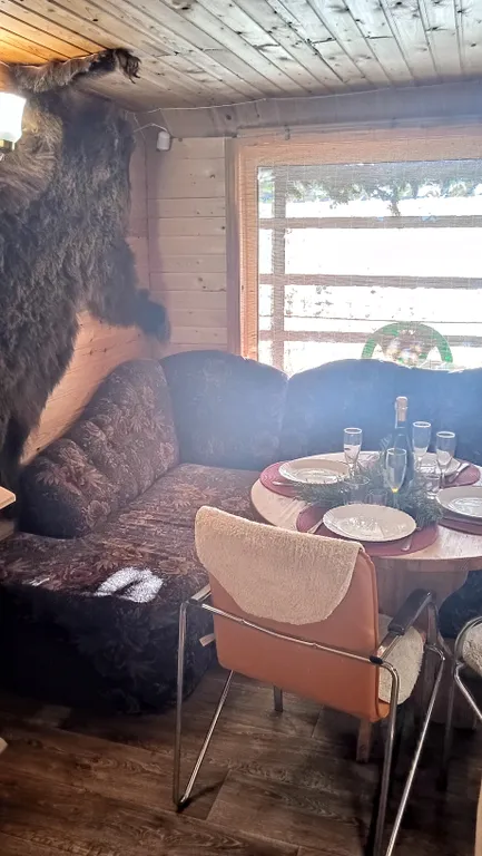 Охотничий дом с медведем на Ладоге