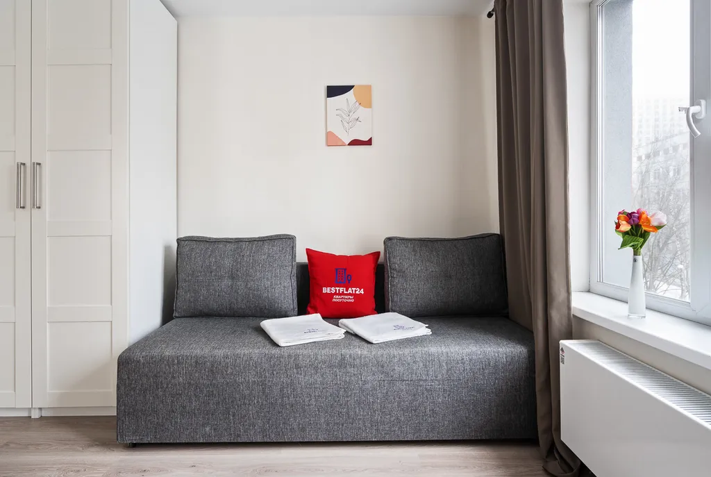 Квартира Квартира Уютная студия в новом Апарт-доме ЖК Селигер — Москва