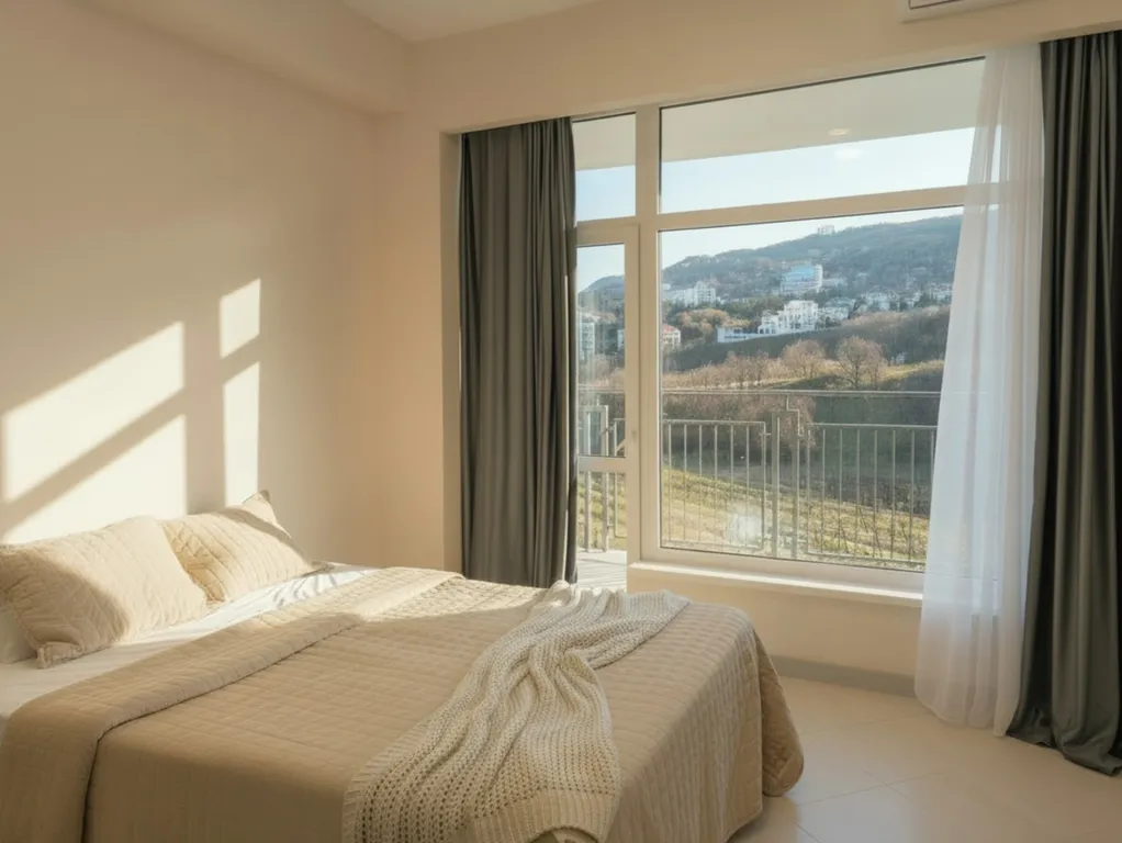 Квартира Двухкомнатные апартаменты "Дыхание моря" с красивым видом — аренда посуточно в Ливадия