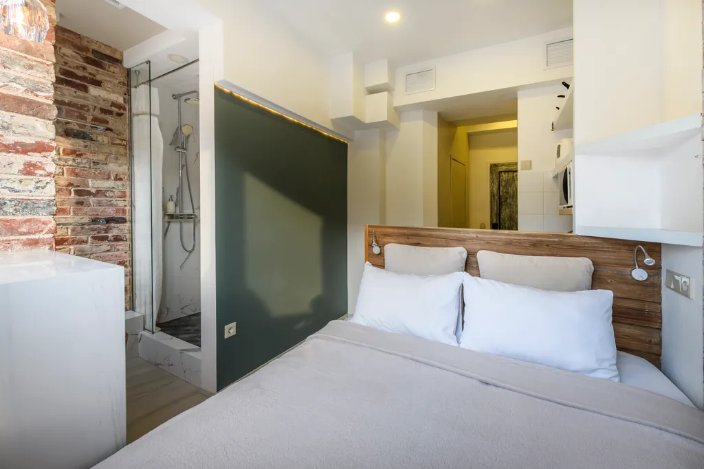 ЛАЙТ ДЖЕМ ДИЗАЙН-СТУДИЯ | 28 м²| Гипнотический вид из кровати