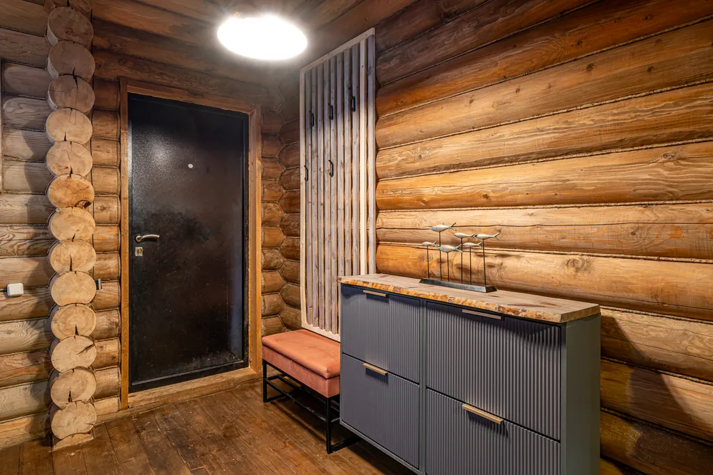 Уютный бревенчатый дом