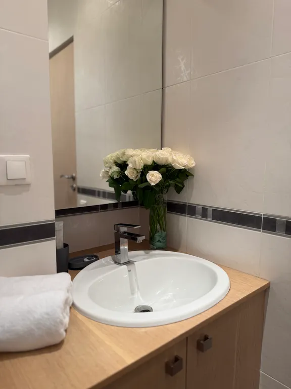 Семейные апартаменты с 2 спальнями и балконом