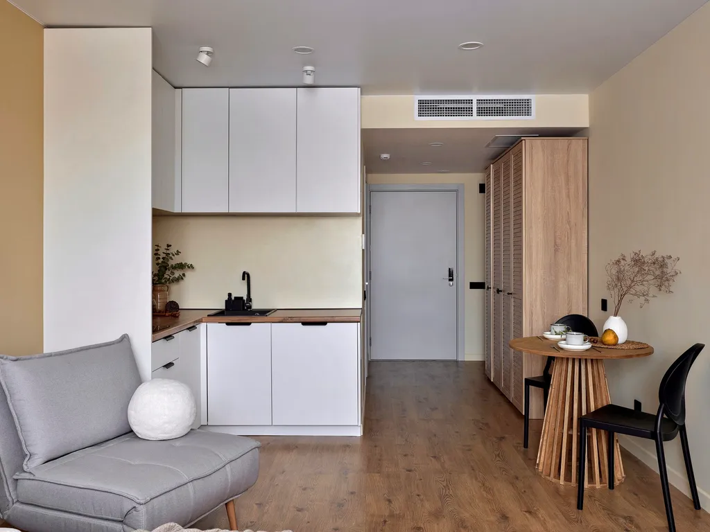 Квартира Квартира Апарт в современном отеле в 15 минутах от центра — Санкт-Петербург