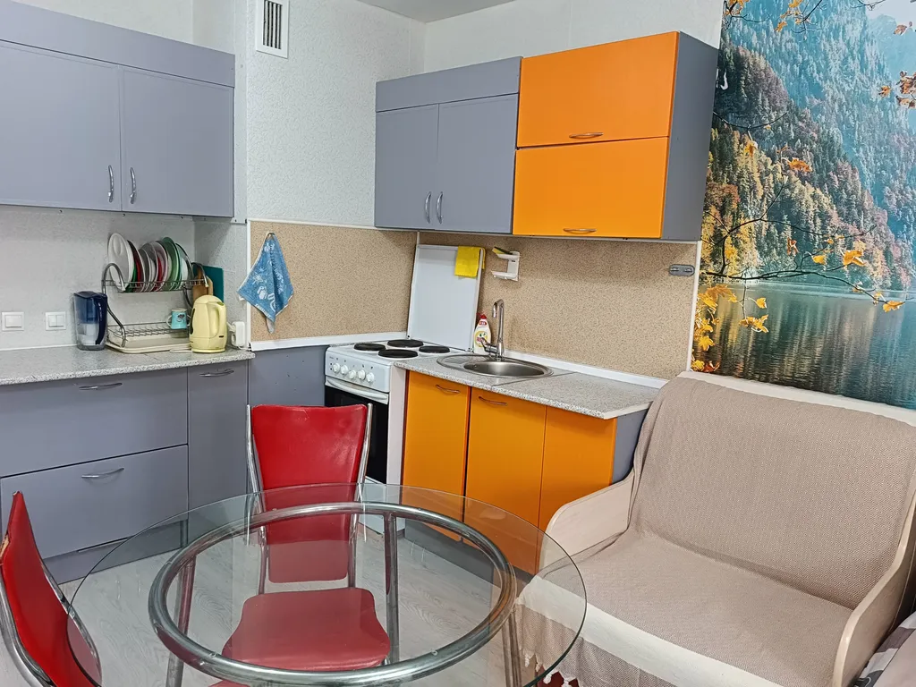 Студия с видом на закат