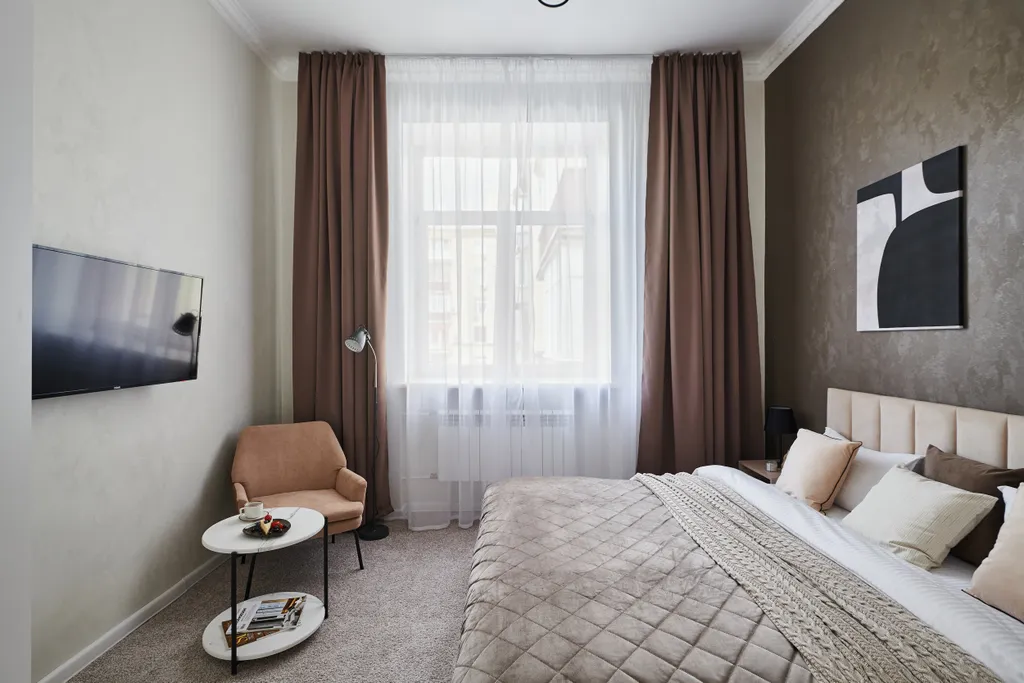 Квартира Квартира Тихая и уютная трешка на Краснопресненской набережной — Москва