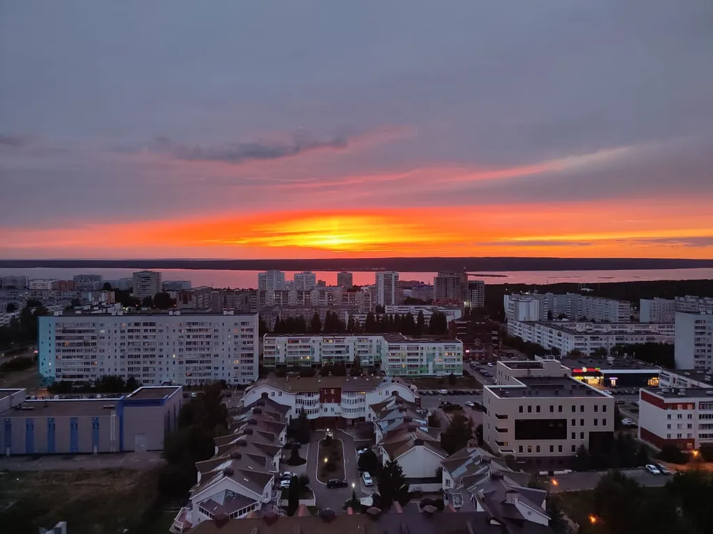 Квартира в центре города с видом на Каму