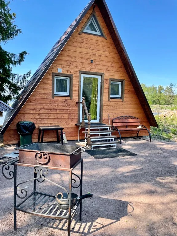 Дом-шалаш N1 с видом на Выборгский залив