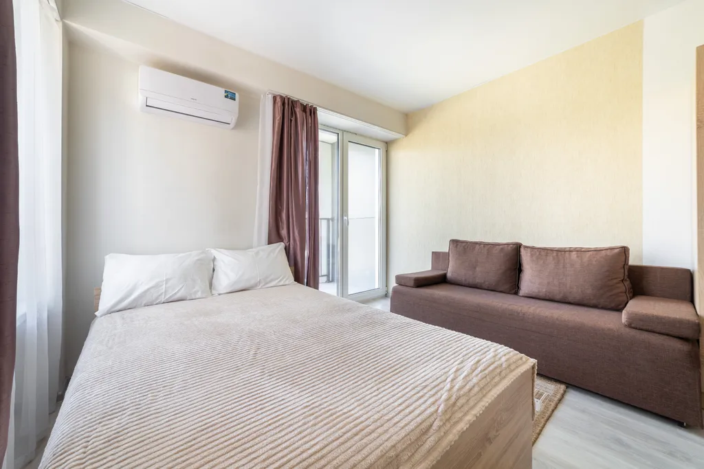 Апартамент с видом на море и горы