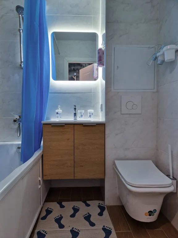 Просторная, светлая 2-комнатная квартира с евроремонтом